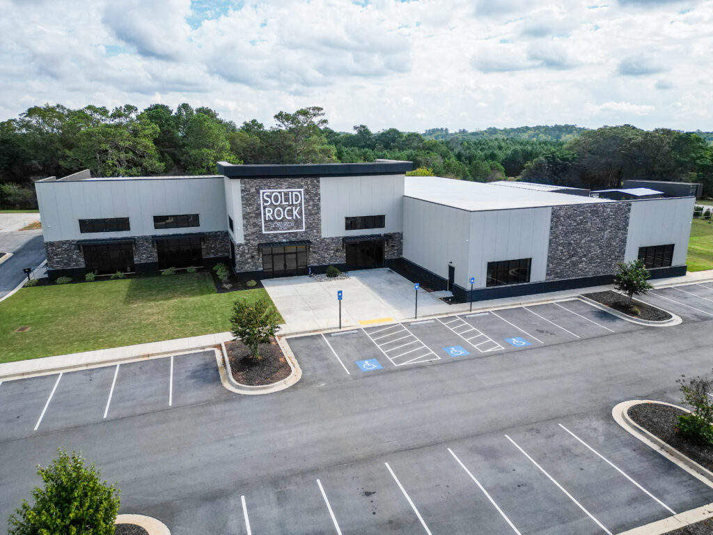 SOLID ROCK CHURCH Social Circle, GA Design/Build of 21,000 SF worship center